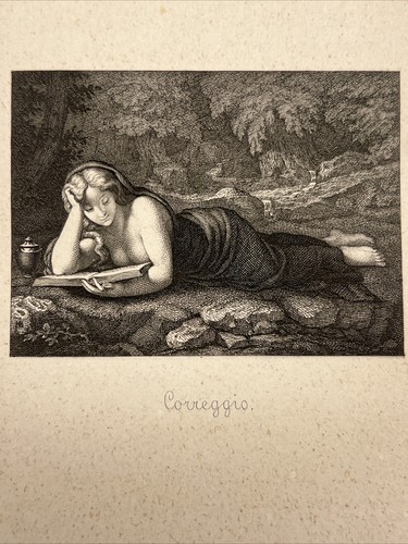 Correggio maddalena stampa - correggio,