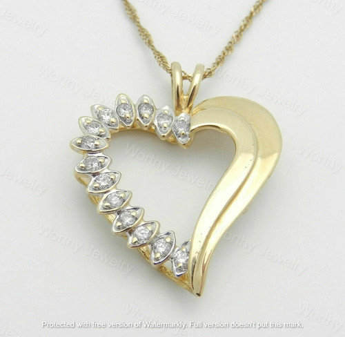 Ciondolo cuore diamante - , taglio