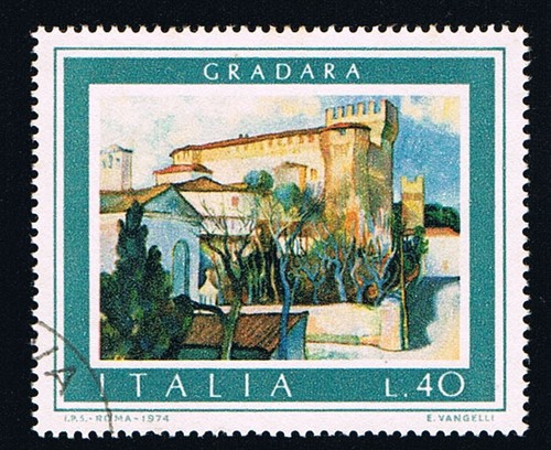 Italia francobollo - italia, un