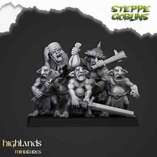 Warhammer 12 Steppe Goblors 28mm DA DIPINGERE - NO BASI