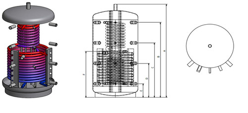 Serbatoio igienico 600 litri