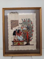 papiro egizio in cornice 