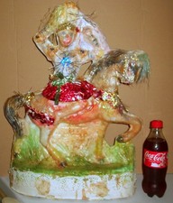 PUPO SICILIANO DI ZUCCHERO PUPACCENA (PUPA A CENA) 57x37x13.