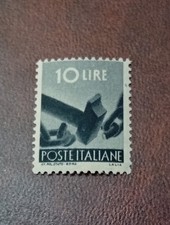 1945 Italia Repubblica Lire 10