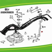 Tubo di riempimento serbatoio