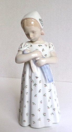 Statuina porcellana mary girl - porcellana,