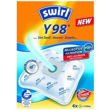 Swirl Y98 4x sacchi microfibra per aspirapolvere Severin BR7 Tristar VC100 Simac