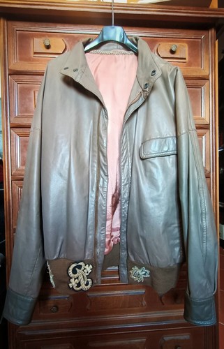 Upcycling giubbotto pelle anni