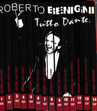 DVD Roberto Benigni tutto Dante 1/14 ITA usato EDITORIALE ed. Espresso B34
