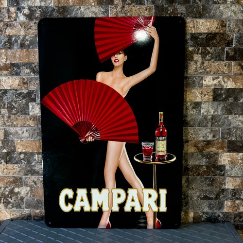 Insegna vintage campari - vintage, donna