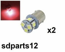 2 Lampadine a 8 LED Rosso