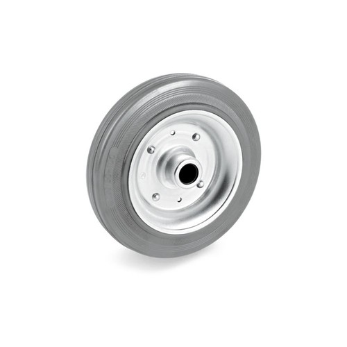 Ruota 250x60 gomma grigia - ruota,
