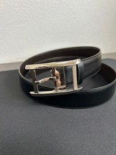 Cintura Cartier in pelle nera