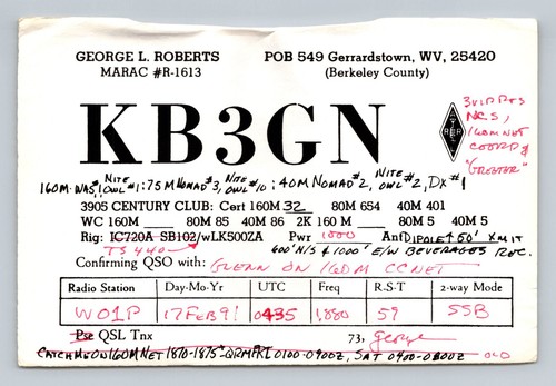 Ham radio qsl kb3gn - ham,