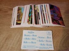 mancolista figurine la bella e la bestia panini 2002