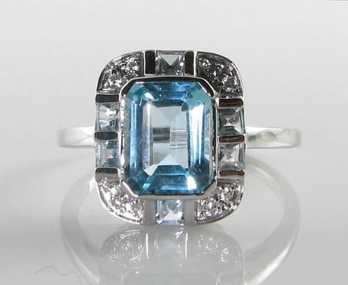 Anello art déco - i, oro