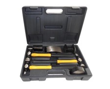 KIT ACCESSORI X CARROZZIERE CARROZZERIE ATTREZZI 4 TASSI 3 MARTELLI VALIGIA