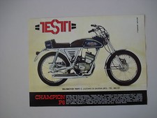 advertising Pubblicità 1975 MOTO TESTI CHAMPION 50 P6