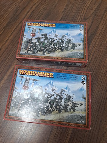 Games workshop black orcs mob - orcs,