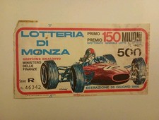 Biglietto della Lotteria di Monza 1966