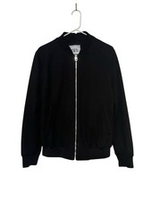 Zara Black Bomber Jacket Women