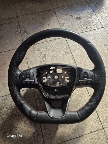 Volante pelle con impunture - in,