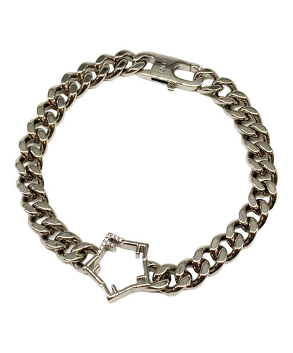 Fendi catena bracciale strass - fendi,