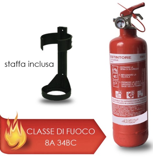 Estintore polvere 2 con - ,