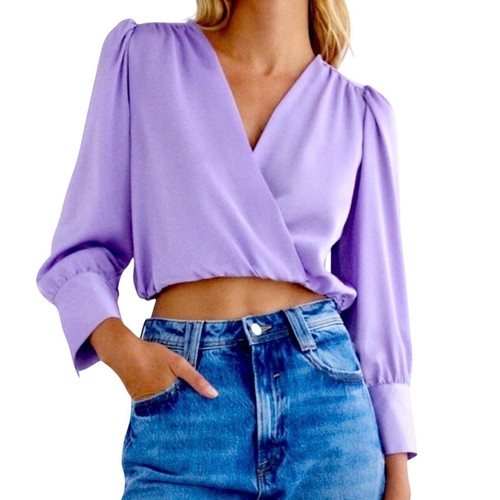 Nuova blusa zara - zara, viola