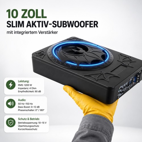 Subwoofer attivo pollici - 10,
