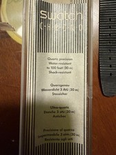 Swatch Chronograph Quartz Nero