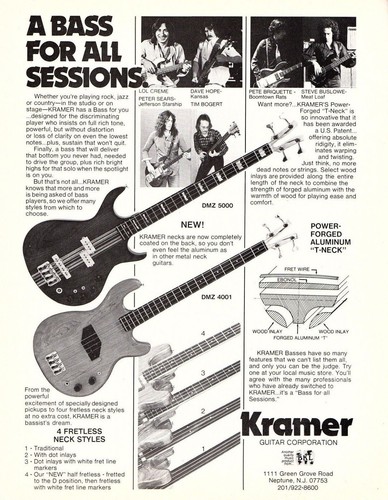 Basso chitarra vintage kramer - basso,