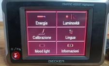 BECKER TRAFFIC ASSIST HIGH SPEED NAVIGATORE FUNZIONANTE KIT COMPLETO COME NUOVO