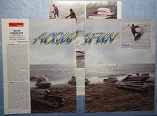 MOTOSPRINT990-RITAGLIO/CLIPPING/NEWS-1990- JET SKI KAWASAKI - 3 fogli 