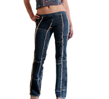 Jeans vintage y2k Onyx a vita bassa taglia S