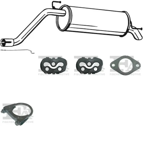 Kit scarico bosal per fiat - kit,
