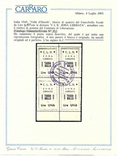 Zona liberata valle - c.l.n.,