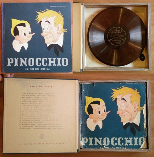 Pinocchio dischi durium - su,