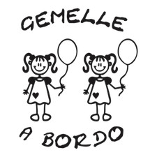 Adesivo Adesivi AUTO BEBE' A