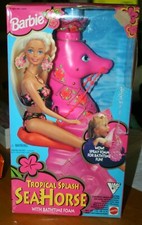 Barbie Tropical Splash Cavalluccio Marino 1994 con Schiuma Bathtime - Nuova con scatola