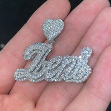 Collana ciondolo MOISSANITE