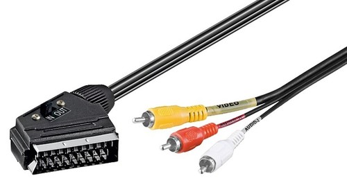 Cavo adattatore scart a - cavo, adattatore,
