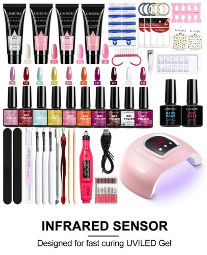 Kit smalto gel unghie - unghie, con