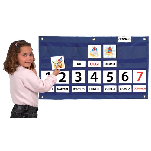 Calendario settimanale prima - calendario,
