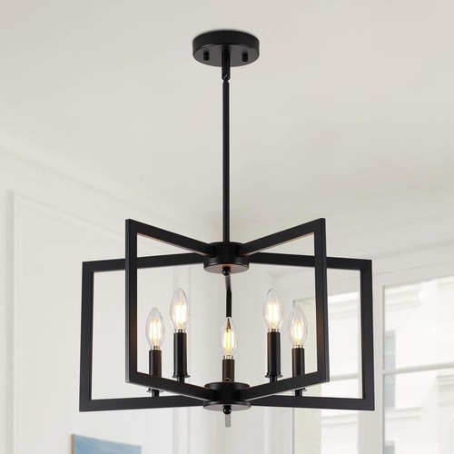 Lampadario grande nero