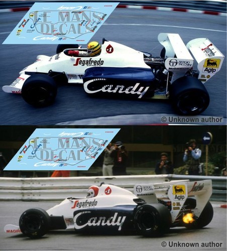 Decals toleman tg184 monaco - decals,