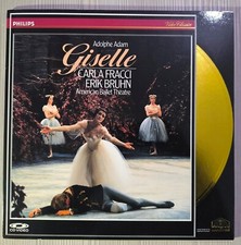 LASER DISC GISELLE - CARLA FRACCI / ERIK BRUHN AMERICAN BALLET - PHILIPS UNITEL