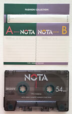 Mc Sony Nota 54 Type I Musicassetta Vintage Audio Tape Compact Cassette Usata C