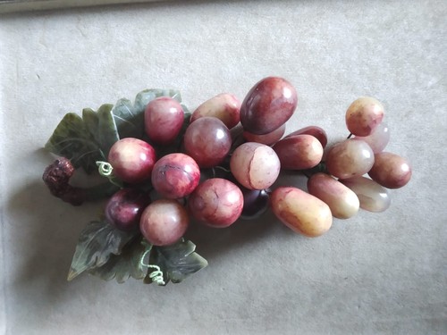 Scultura frutta giada - scultura,