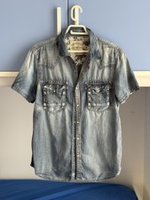 Camicia jeans bambino maniche